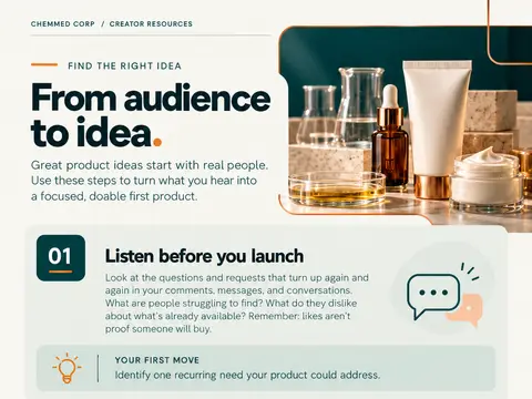 Glimpse of page 3, From audience to idea