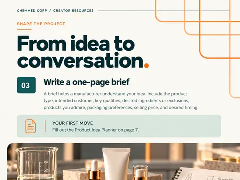 Glimpse of page 4, From idea to conversation